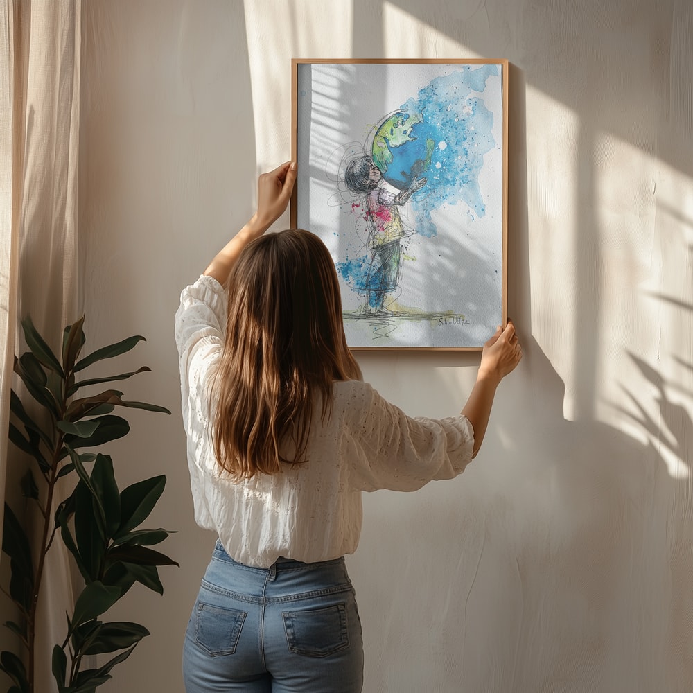 Child Holds Earth